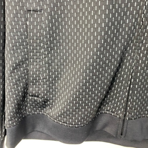 Alfani Regular Fit Full Zip Black White Basic Jacket W/ Pockets Women’s Large - Picture 9 of 14